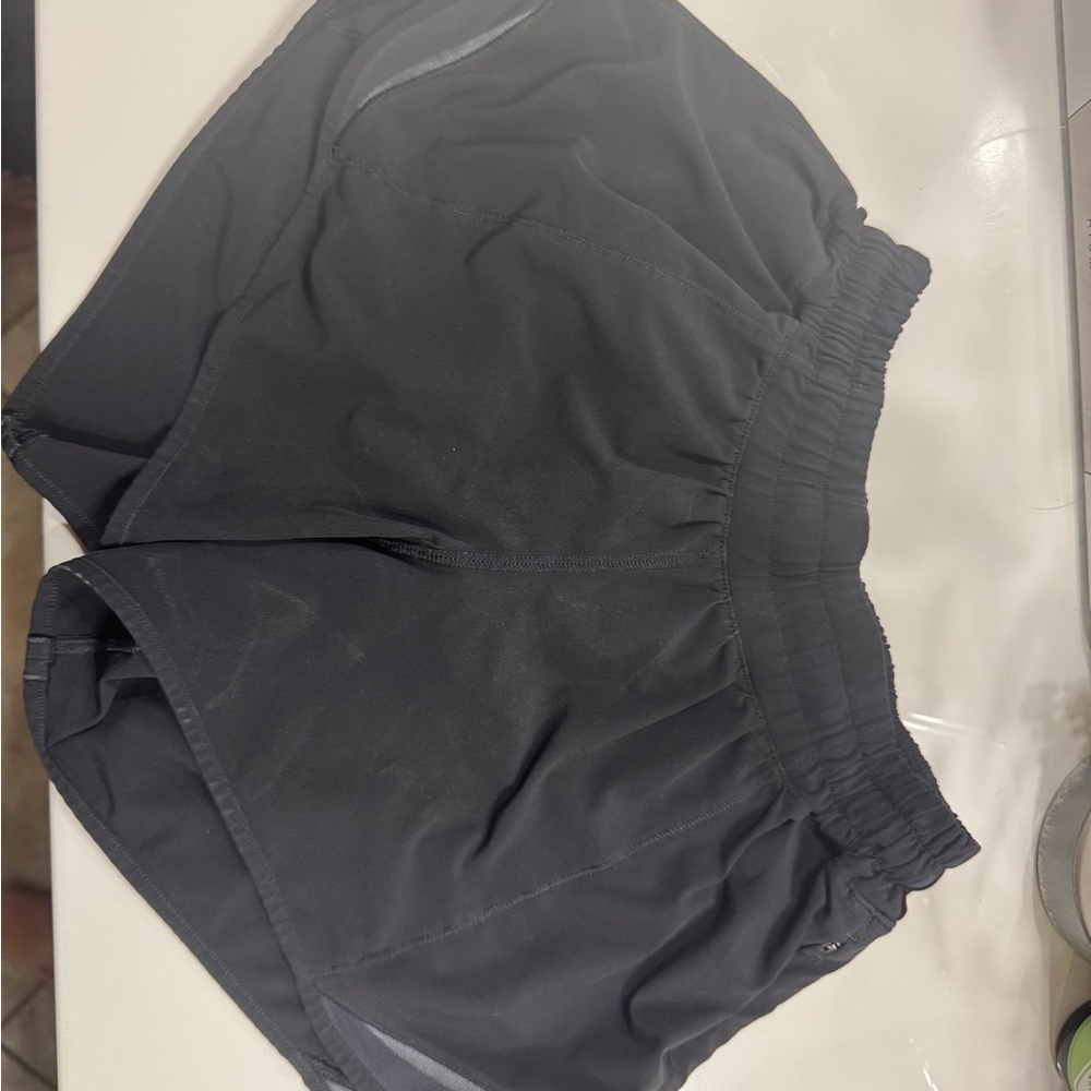 Lululemon Athletica Black Athletic Shorts Lightweight Quick-Dry